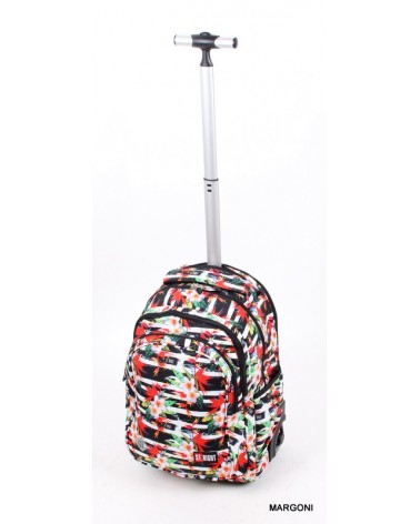 Plecak szkolny na kołach st-reet tb-01 TropicalStipes + gratis